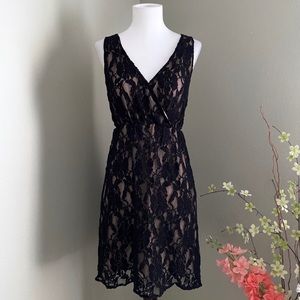 UO Pins and Needles Lace Overlay Dress
